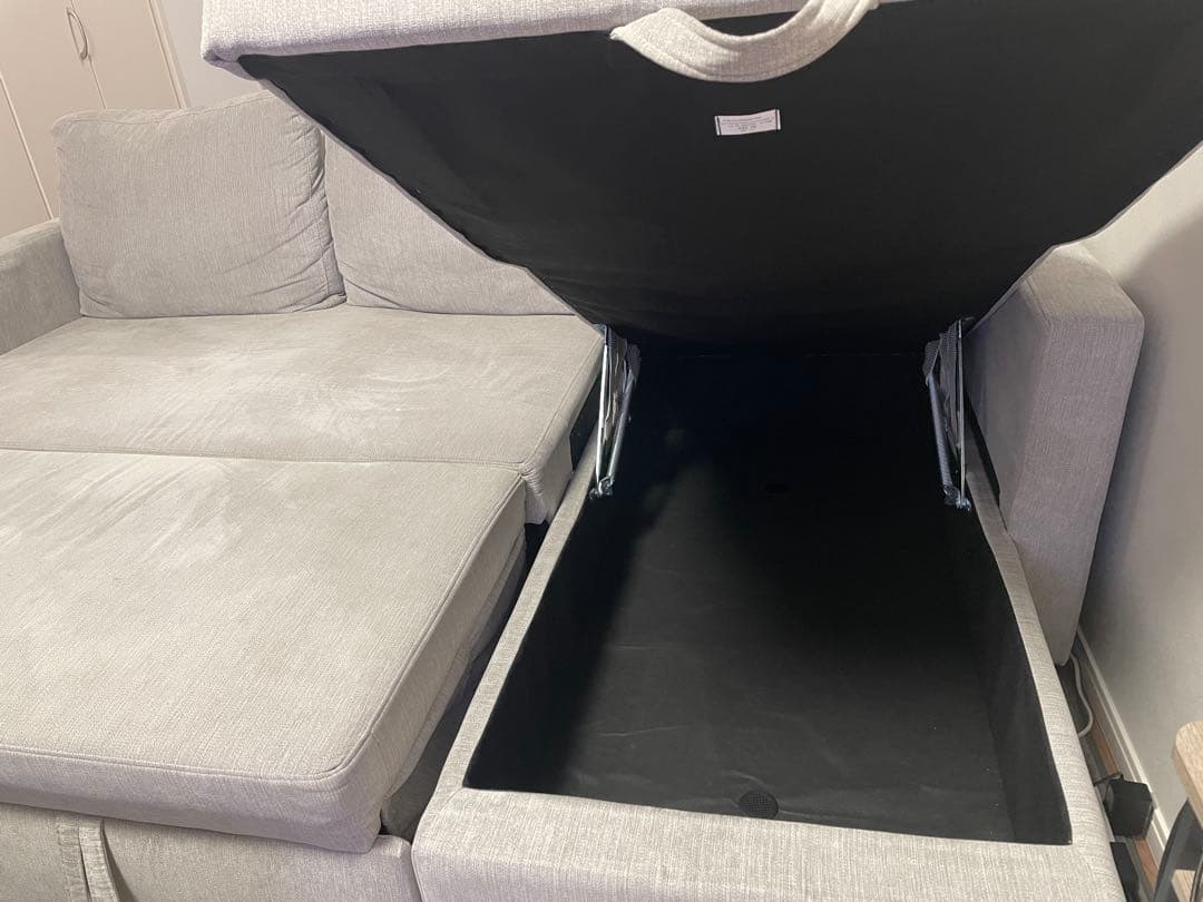 カウチソファベッド　ノアーク2（収納付）