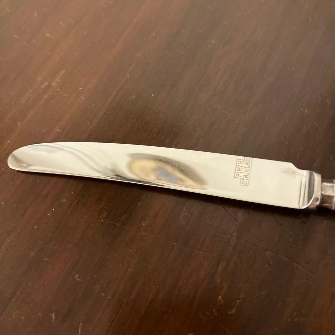 英国ヴィンテージ　ティーナイフ　6本組