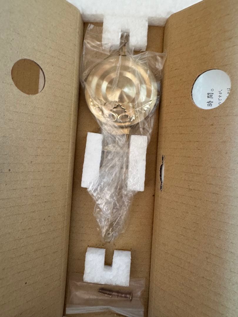 【未使用品】リズム時計工業 CITIZEN 柱時計 「巧」 ゼンマイ式 14日巻