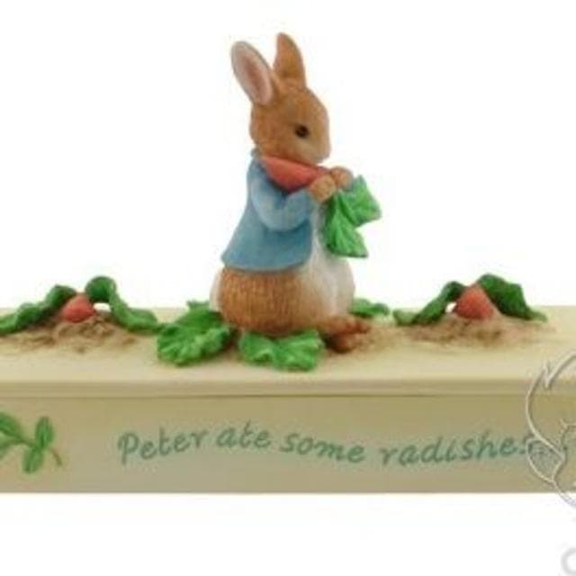 ピーター・ラビット　蓋付きのボックス 　証明書付き