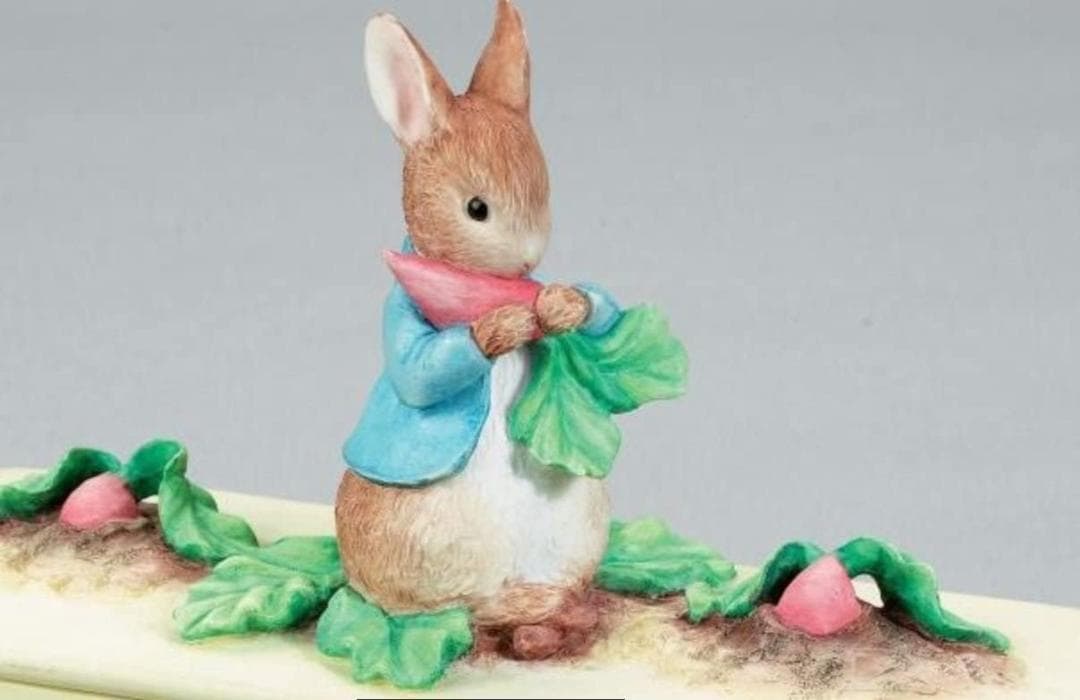 ピーター・ラビット　蓋付きのボックス 　証明書付き