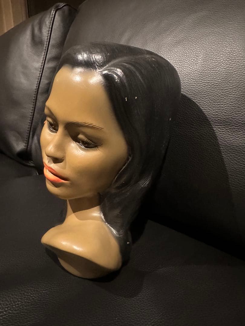 【未開封新品】ハワイアンレトロ希少品 ハイビスカスの花付き女性の顔像