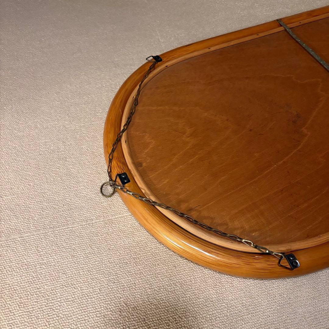 鏡 Vintage Rattern Mirror