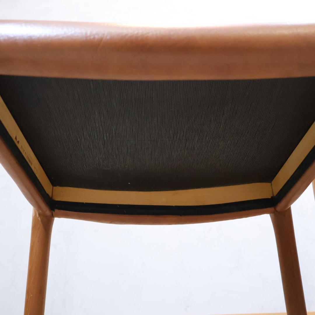 デンマーク J.L.Moller チーク材 No.80 ダイニングチェア 2脚