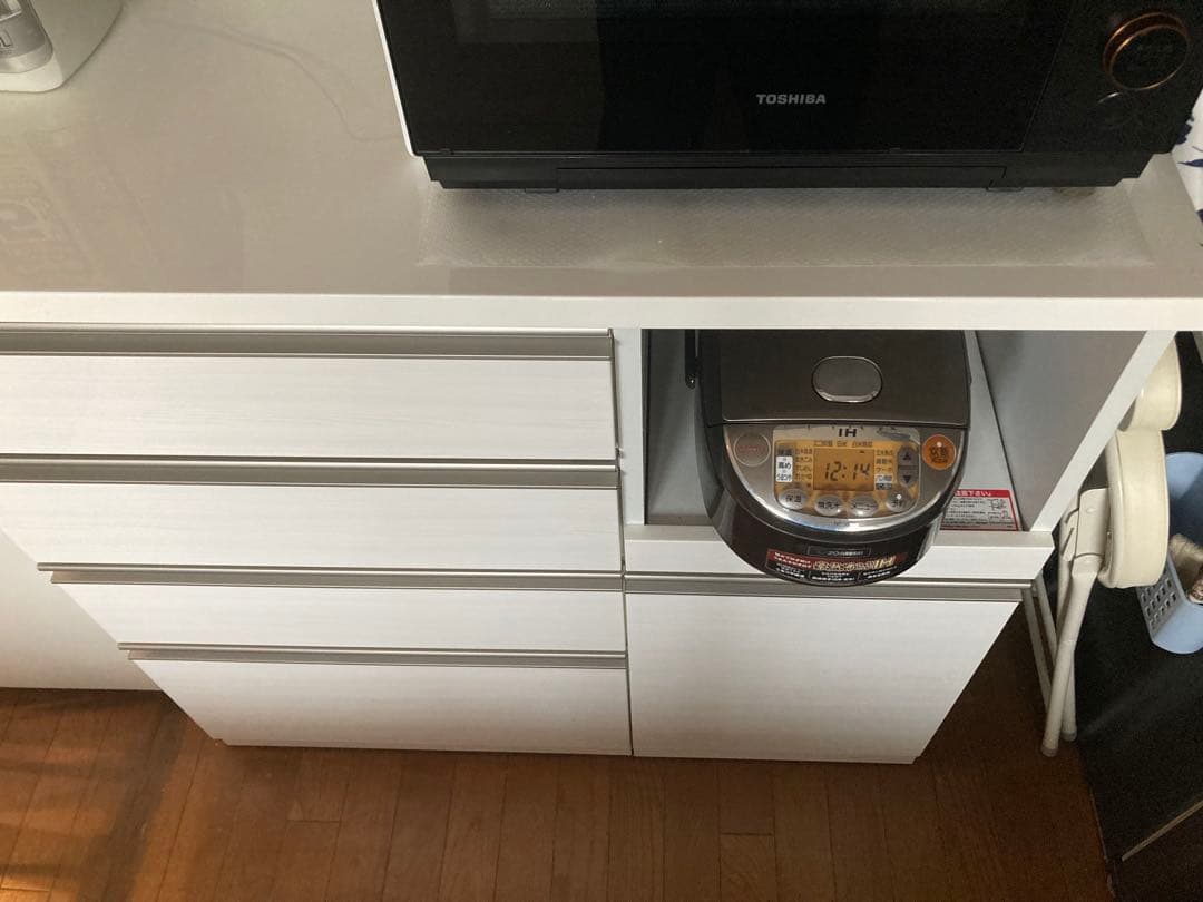 ニトリ　リガーレ　食器棚　カップボード 160cm ハイタイプ