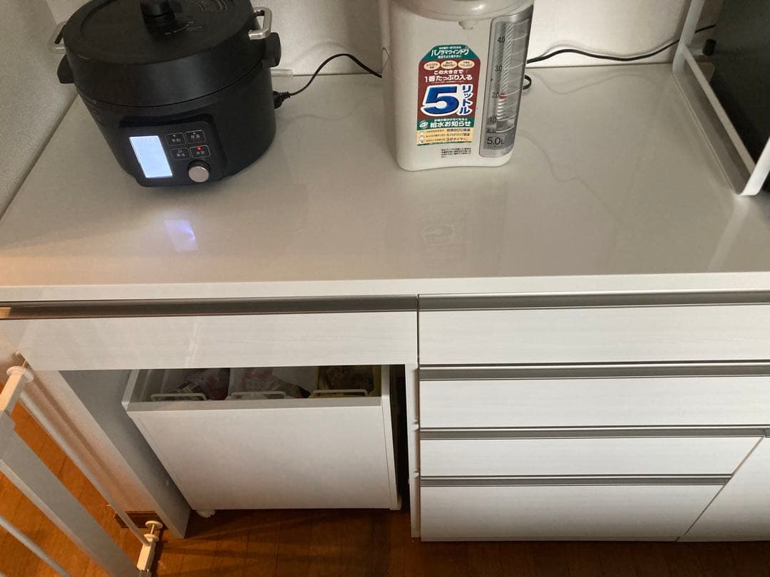 ニトリ　リガーレ　食器棚　カップボード 160cm ハイタイプ