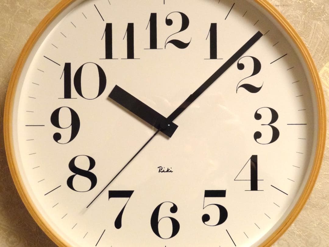 ★Wi-Fi掛け時計★リキクロック30.5cmをカスタム★RIKI CLOCK★