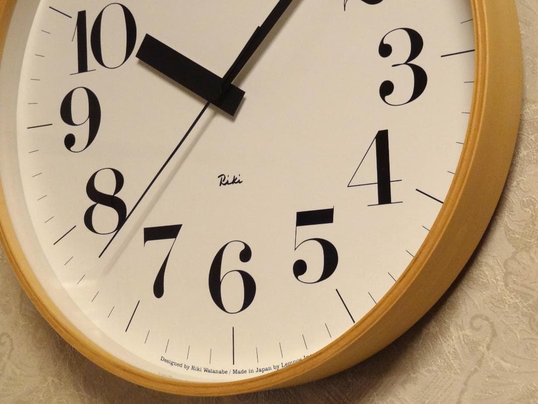 ★Wi-Fi掛け時計★リキクロック30.5cmをカスタム★RIKI CLOCK★