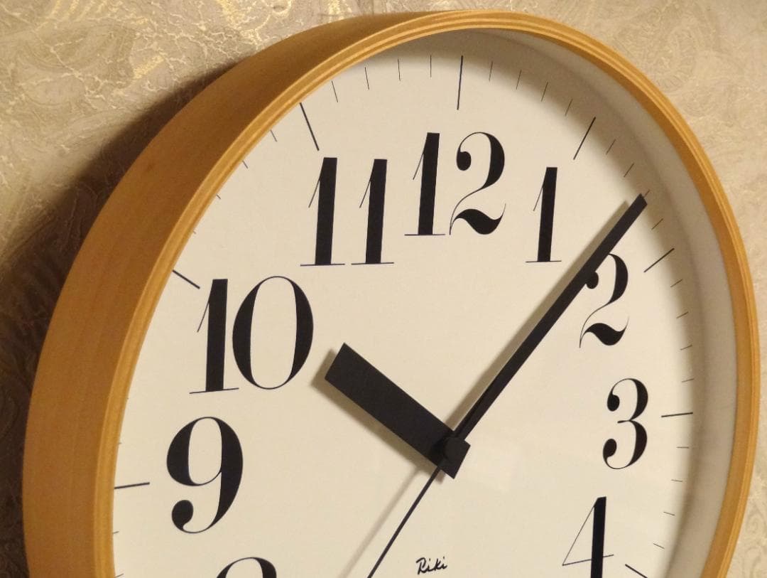 ★Wi-Fi掛け時計★リキクロック30.5cmをカスタム★RIKI CLOCK★