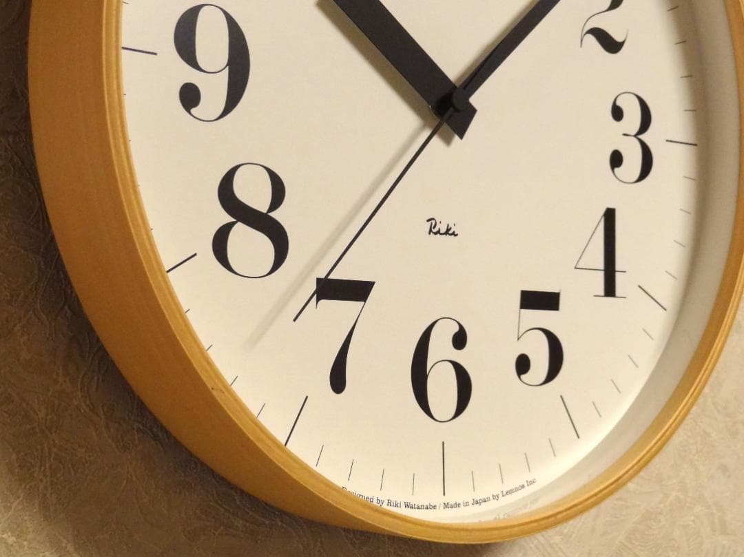 ★Wi-Fi掛け時計★リキクロック30.5cmをカスタム★RIKI CLOCK★