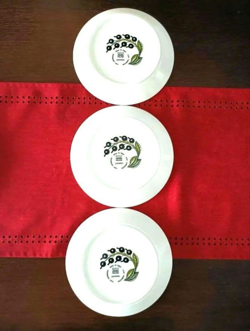 【超美品】ARABIA パラティシ21センチ6枚、36センチ1枚 旧ロゴ 箱あり