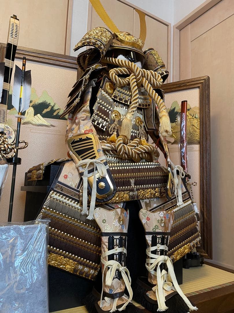 【miii0731】【美品】五月人形　着用稚児鎧兜