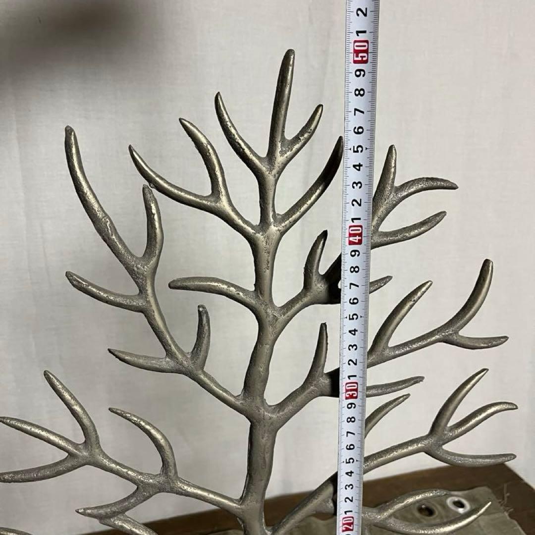 廃盤品◾️ACTUS アクタス 木モチーフ アクセサリースタンド 置物 オブジェ