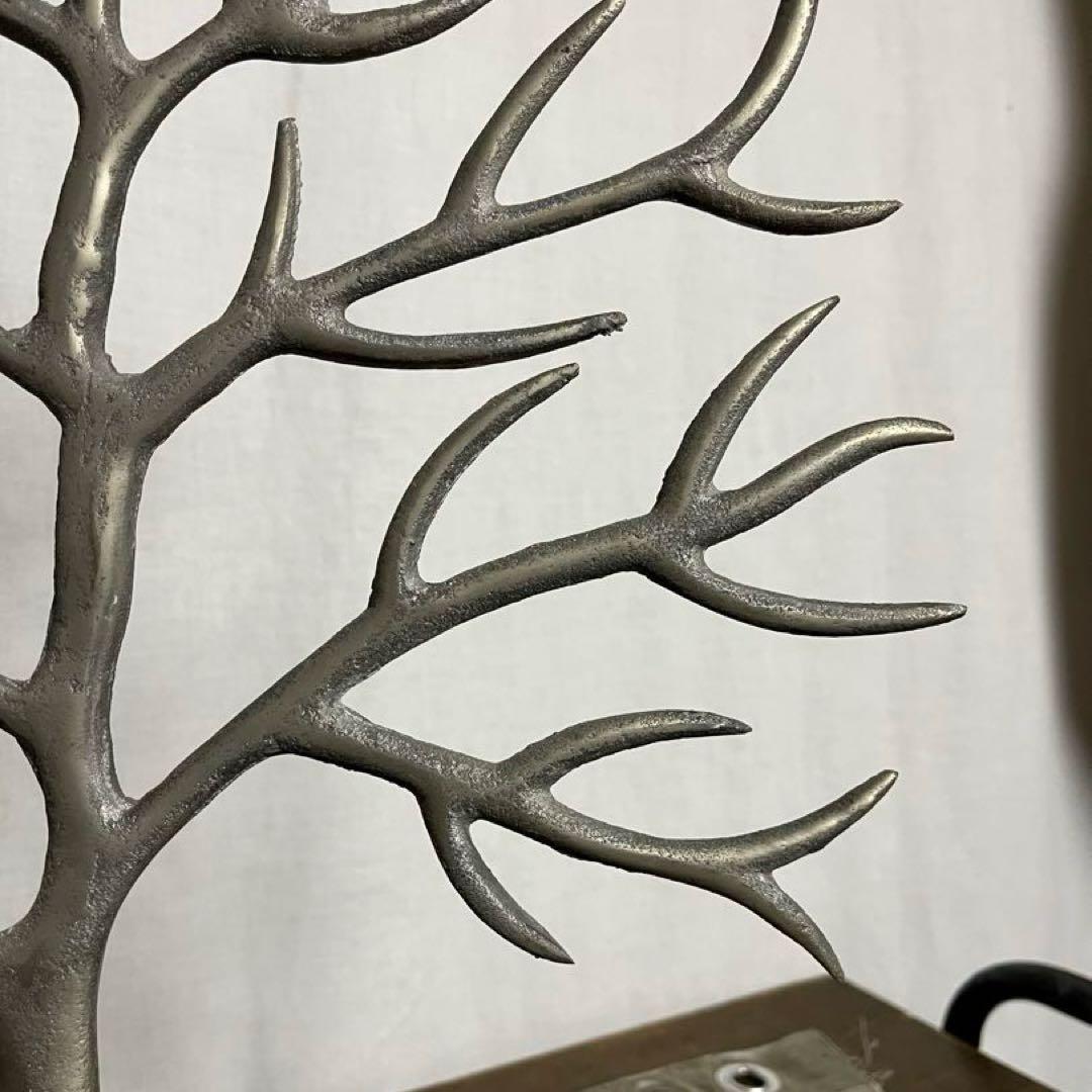 廃盤品◾️ACTUS アクタス 木モチーフ アクセサリースタンド 置物 オブジェ