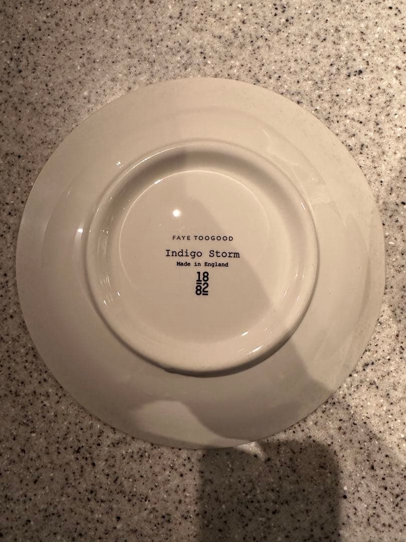 Faye toogood indigo storm 1882 プレート 新品 - メルカリ