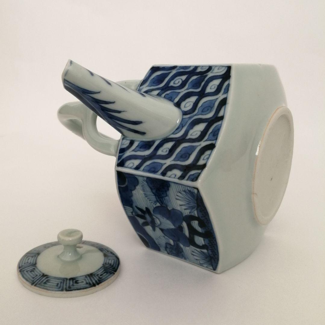 湖東焼 染付 六角 銚子 - メルカリ