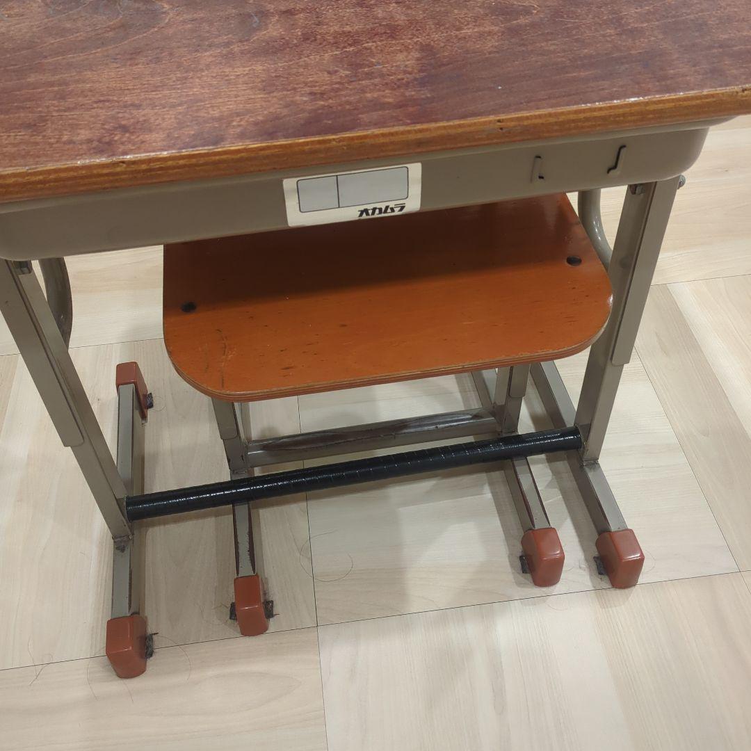 【送料無料】 オカムラ necos 学校 学習机 椅子 高さ調整可能