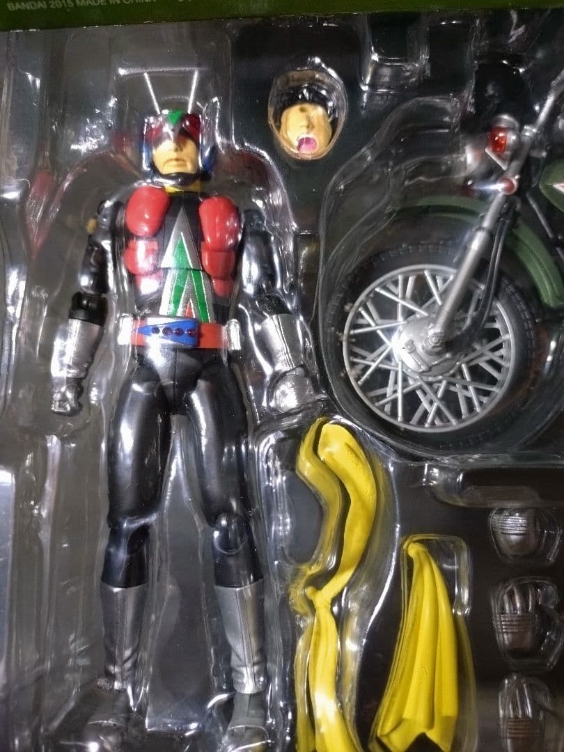 S.H.Figuarts ライダーマン＆ライダーマンマシンフィギュアセット。美品