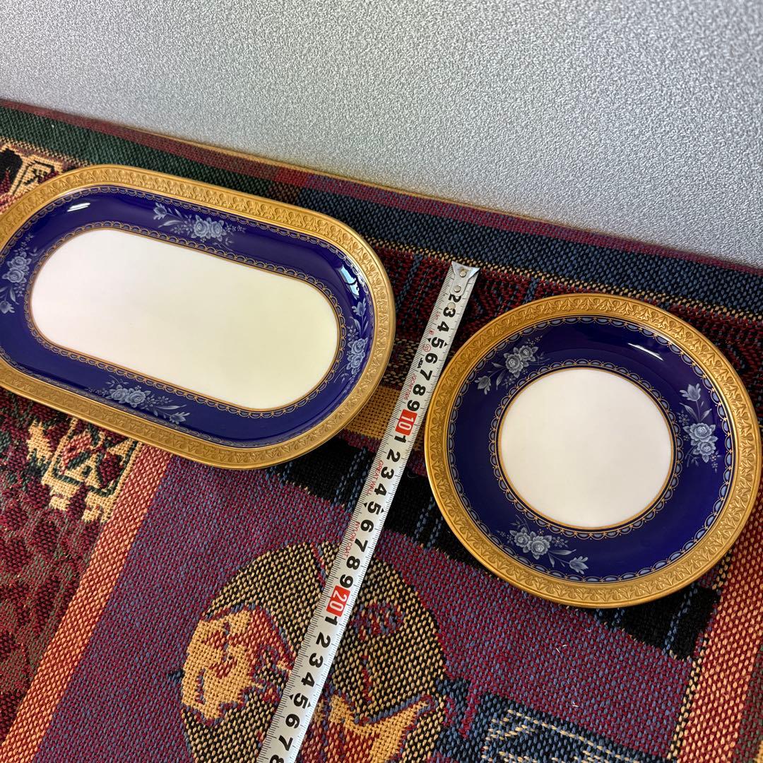 【希少】ナカヤマ陶器　宮内庁御用賜　金彩　プレジデント　　　お皿＆シュガーポット