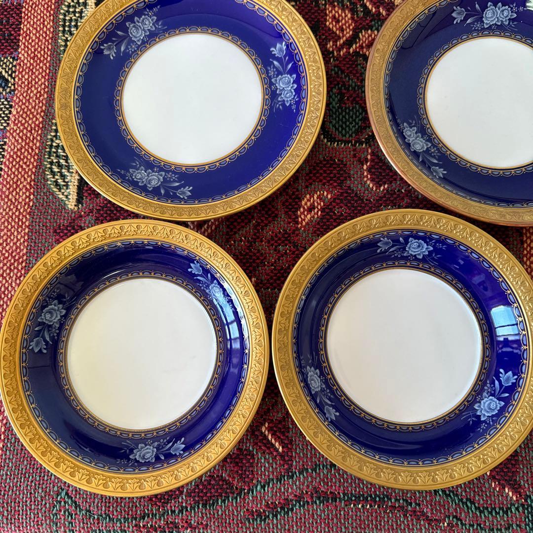 【希少】ナカヤマ陶器　宮内庁御用賜　金彩　プレジデント　　　お皿＆シュガーポット