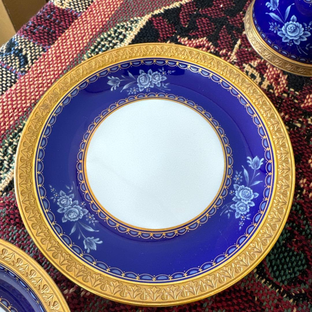 【希少】ナカヤマ陶器　宮内庁御用賜　金彩　プレジデント　　　お皿＆シュガーポット