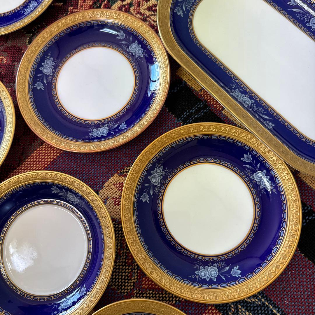 【希少】ナカヤマ陶器　宮内庁御用賜　金彩　プレジデント　　　お皿＆シュガーポット