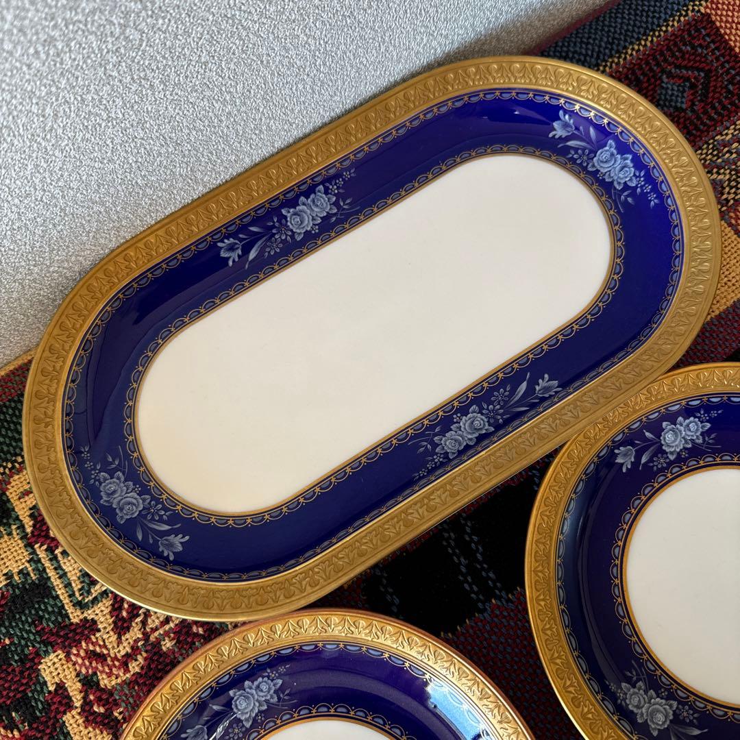 【希少】ナカヤマ陶器　宮内庁御用賜　金彩　プレジデント　　　お皿＆シュガーポット