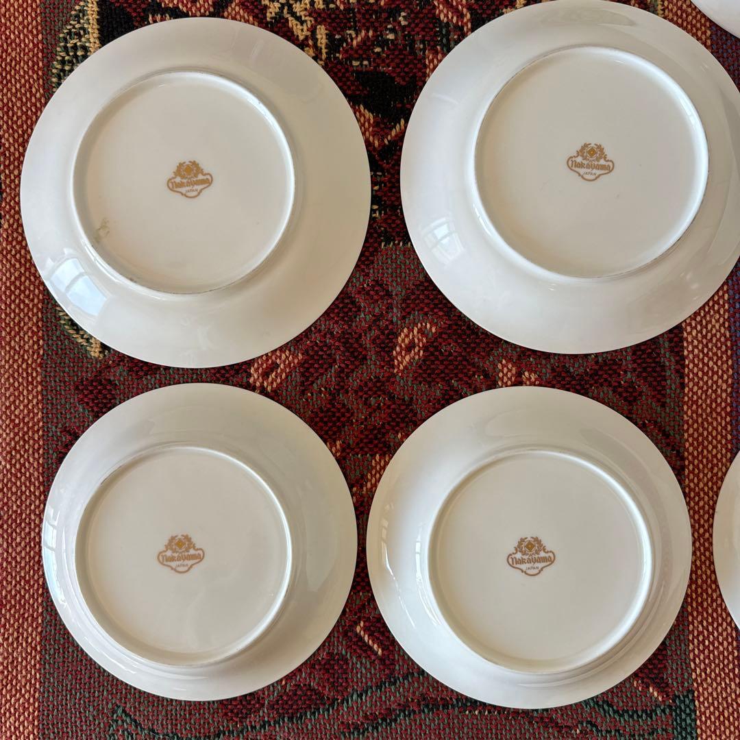 【希少】ナカヤマ陶器　宮内庁御用賜　金彩　プレジデント　　　お皿＆シュガーポット