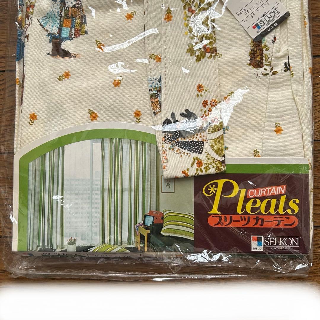 昭和レトロ 未使用カーテン ホリーホビー HOLLY HOBBIE 貴重