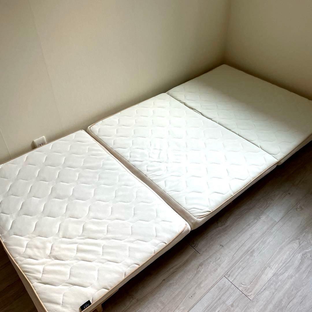 三つ折りマットレス　アイリスオーヤマ HBT80-S ☆直接引き取り☆