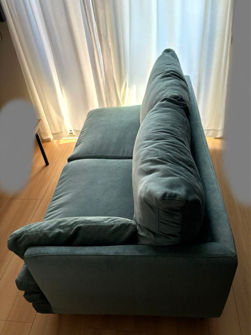 中古 フランフラン ラージュソファ L上質なフェザーソファ