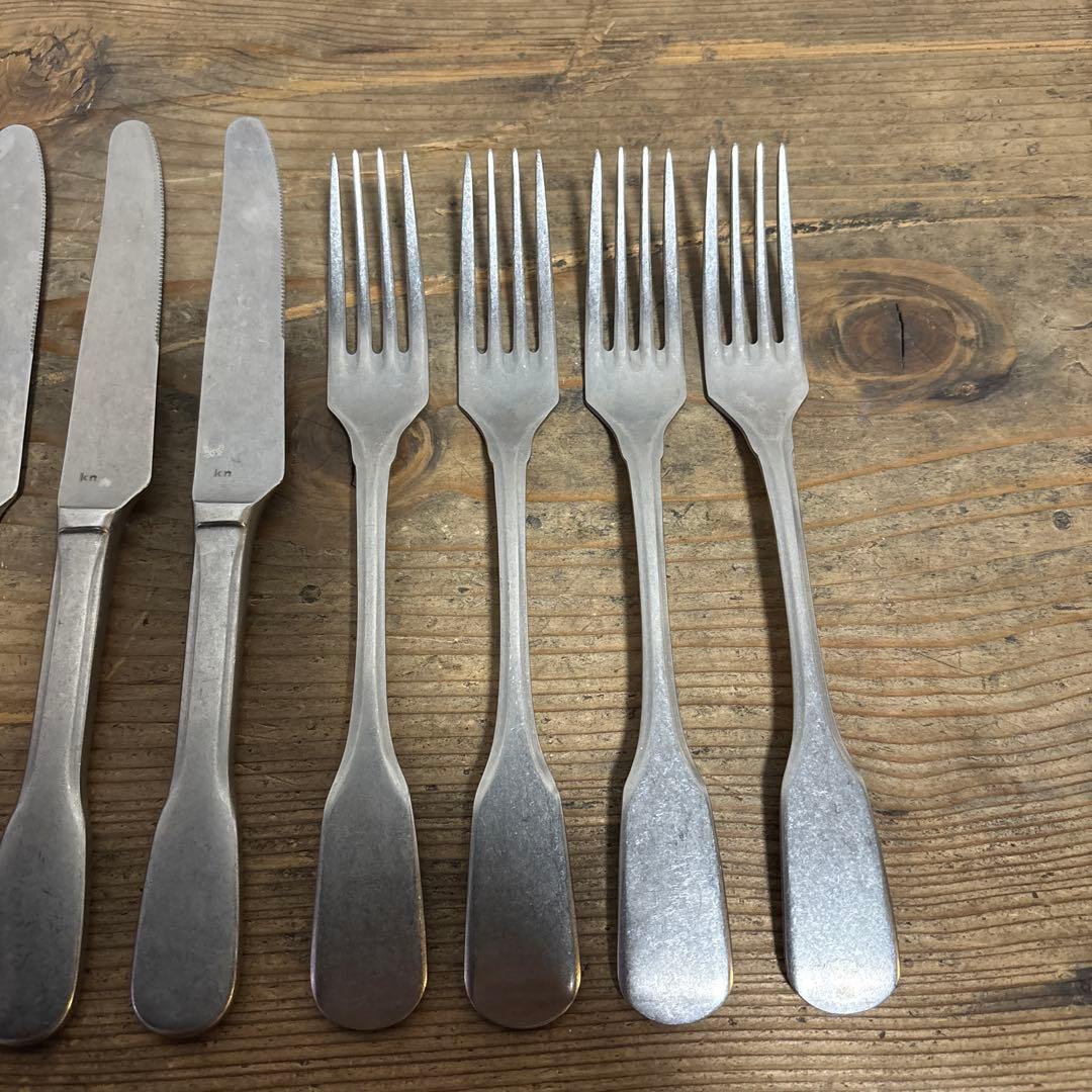 【4セット】KnIndustrie ブリックレーン カトラリー ケイエヌ