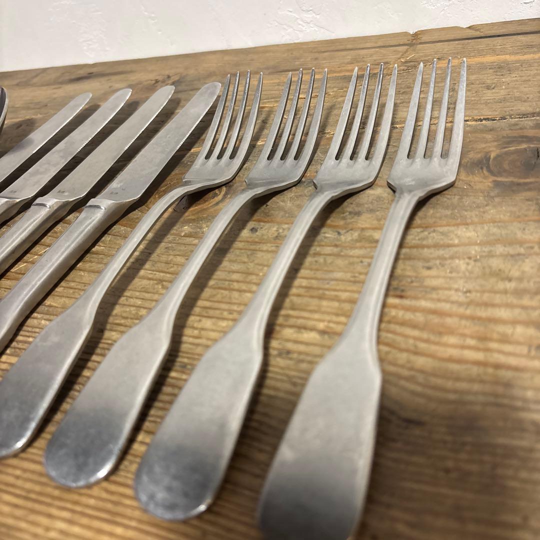 【4セット】KnIndustrie ブリックレーン カトラリー ケイエヌ