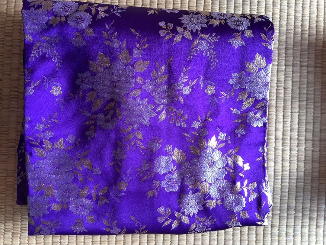 13絃用 琴袋(丸袋) 紫系 柄物 - メルカリ