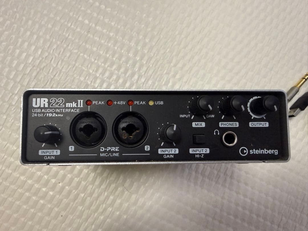 DTM・DAW UR22 mk II & audio-technica AT2020