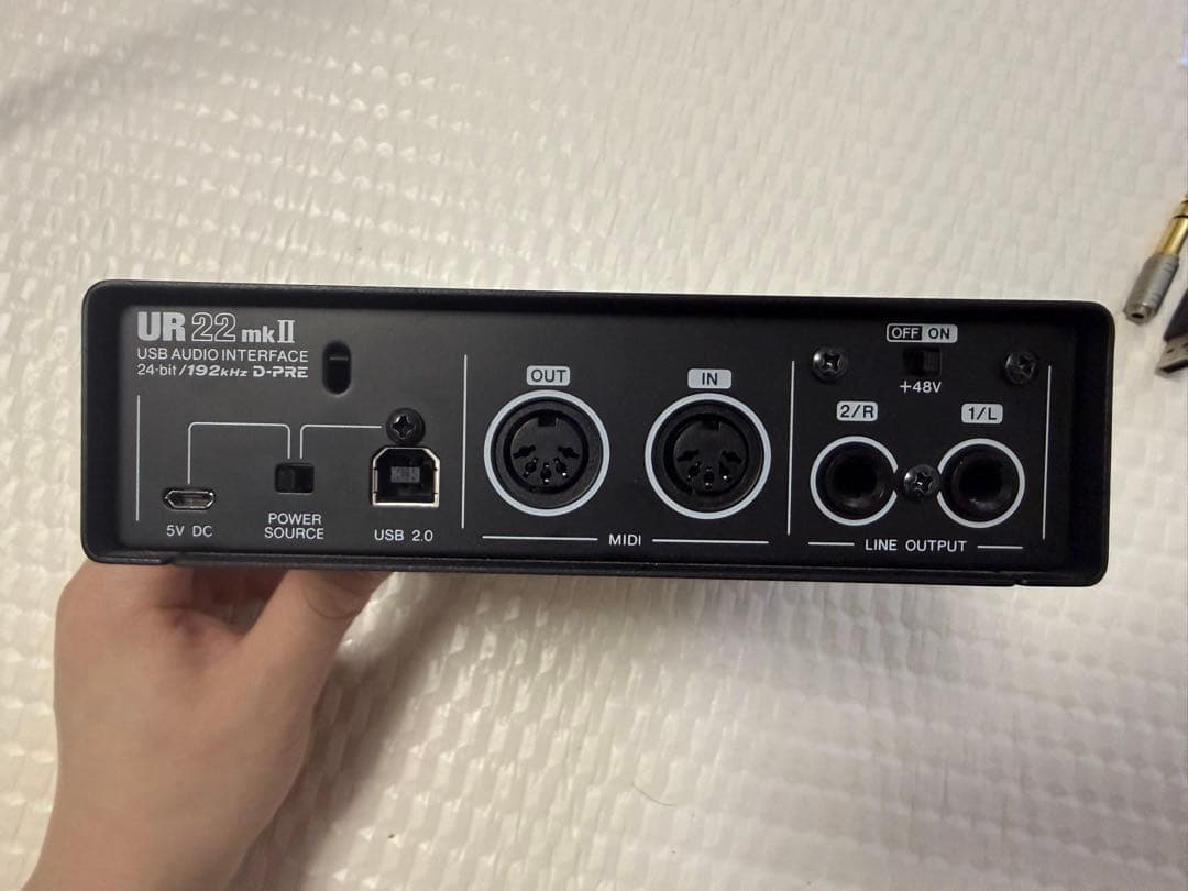 DTM・DAW UR22 mk II & audio-technica AT2020