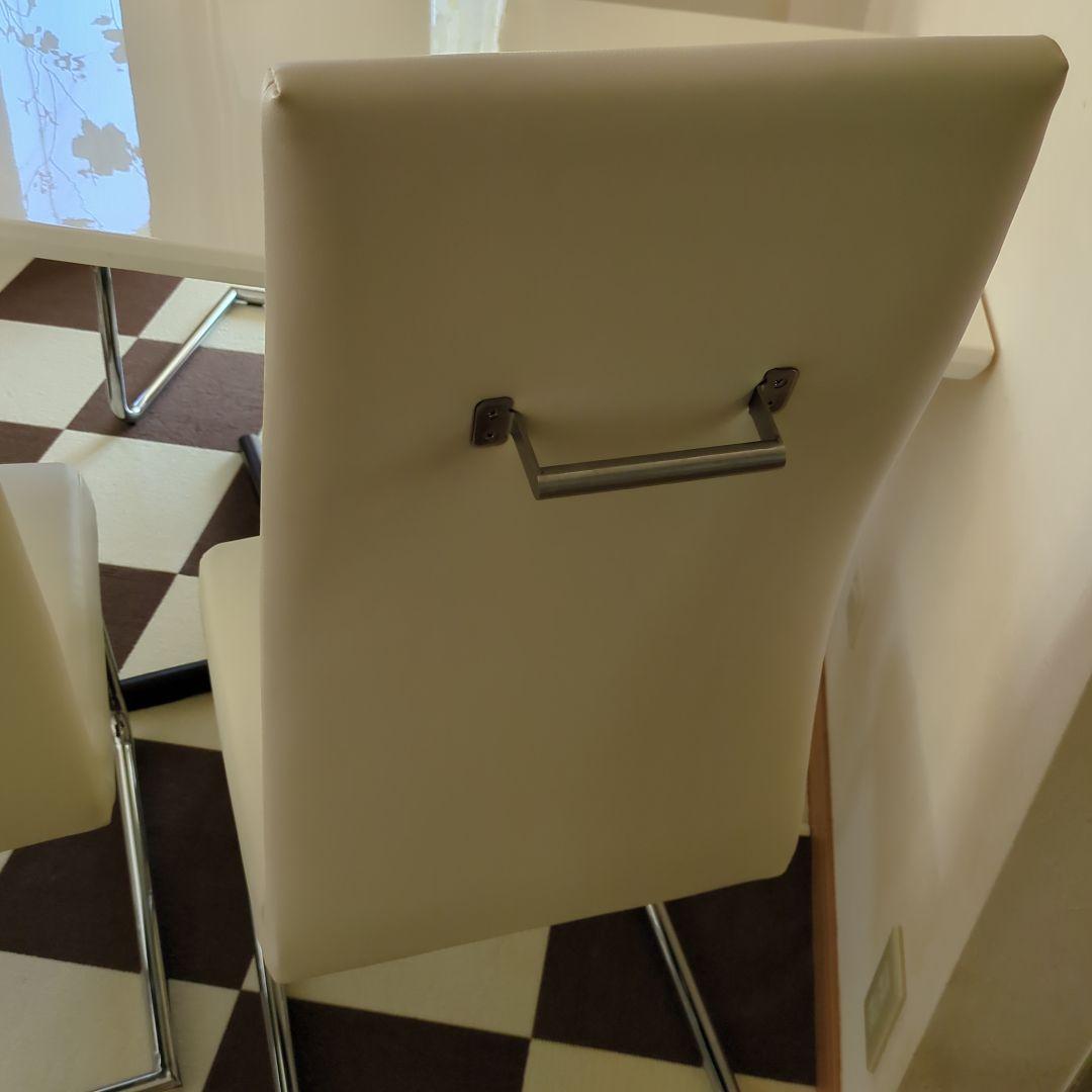 ニトリ ダイニングチェア (Nシールド) 2H IV：4脚【引き渡しのみ：横浜