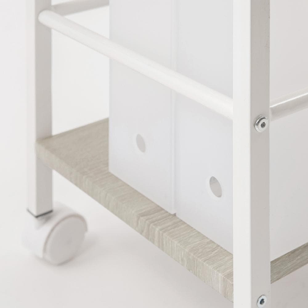 《新品・送料無料》ヴィンテージテーブル＆ワゴン 机 収納 おしゃれ 木製