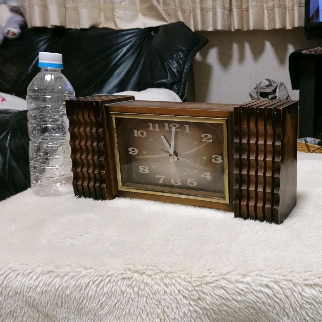 ★昭和レトロ★置時計シチズン ゼンマイ式 NO.3RA027