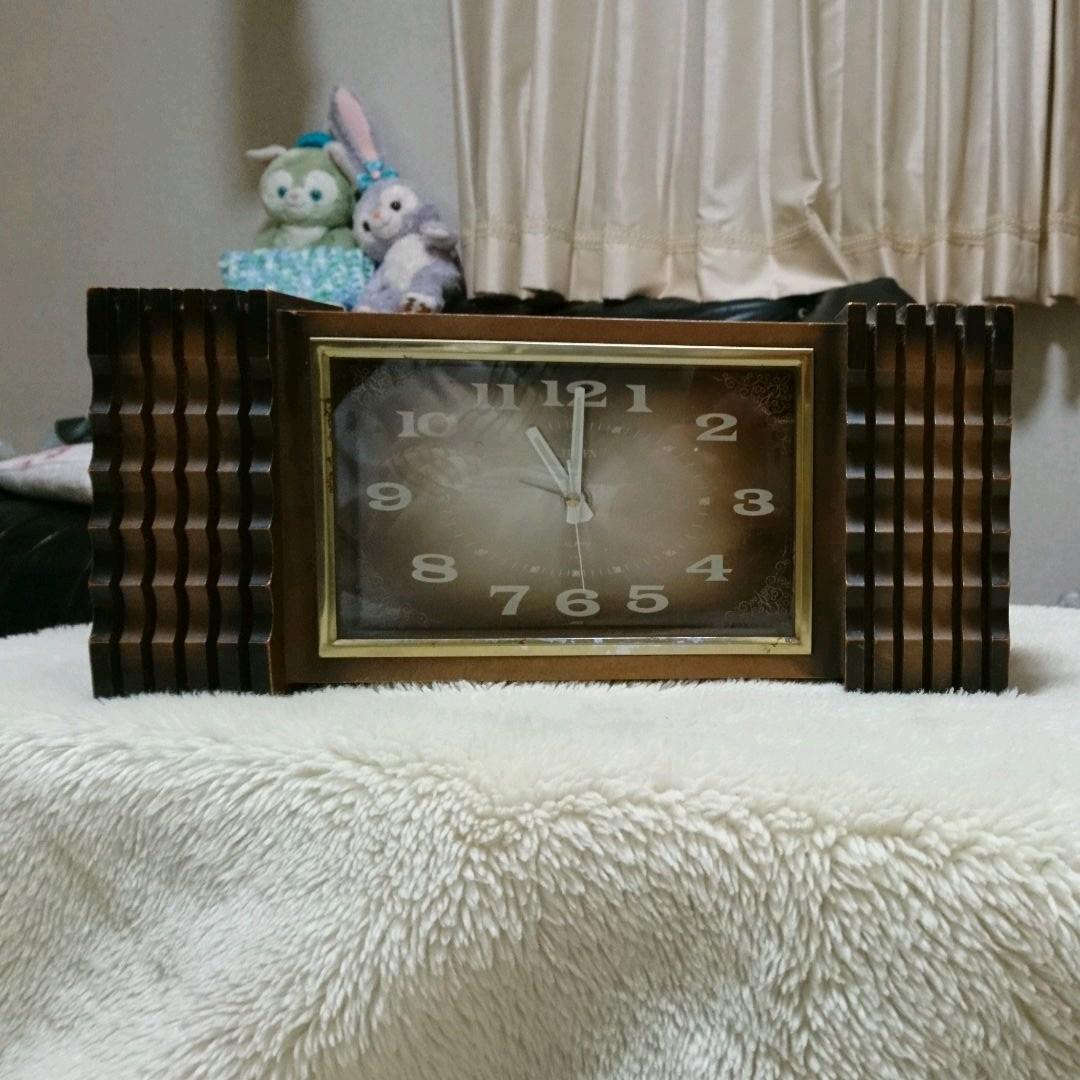 ★昭和レトロ★置時計シチズン ゼンマイ式 NO.3RA027