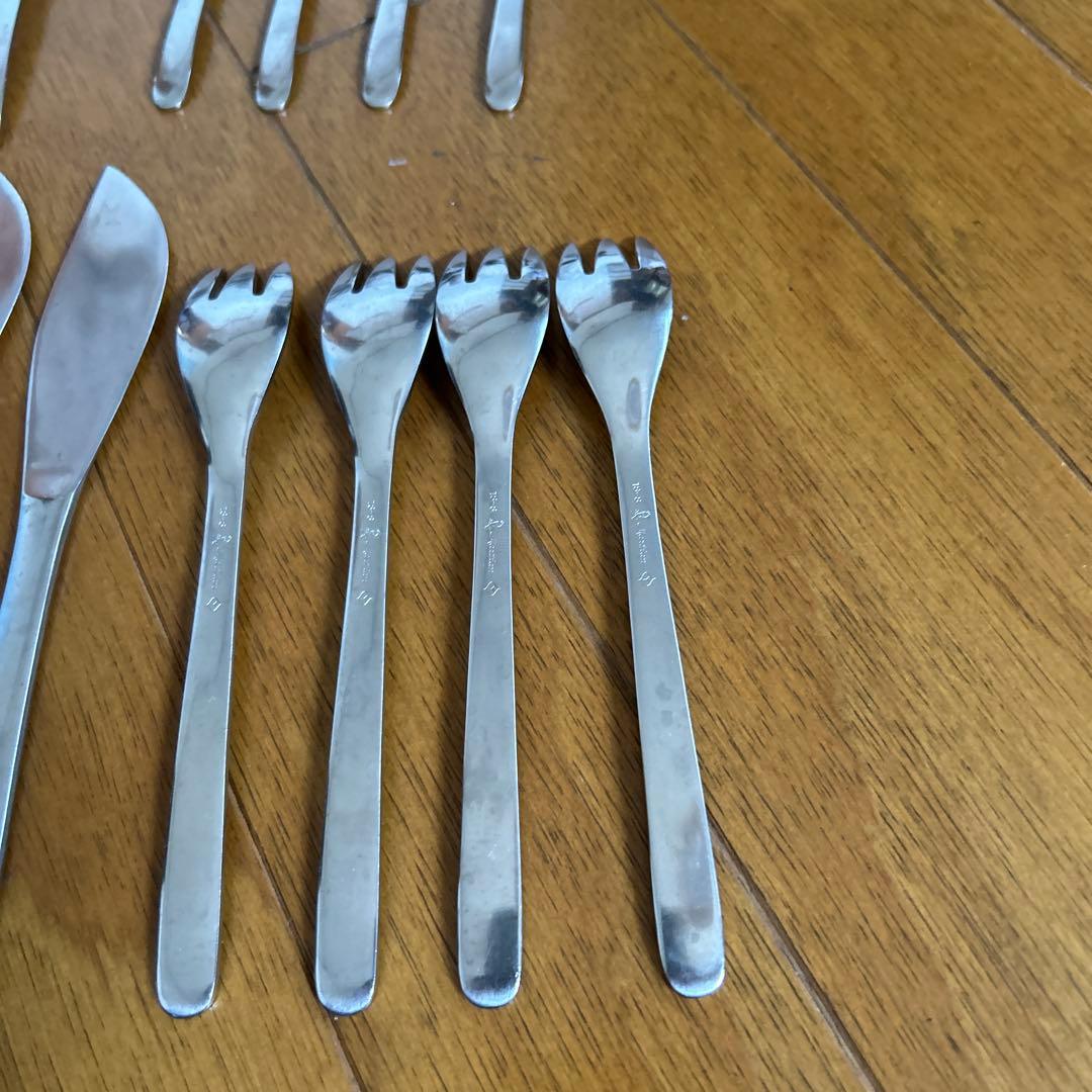 柳宗理　ステンレスカトラリーセット　18本