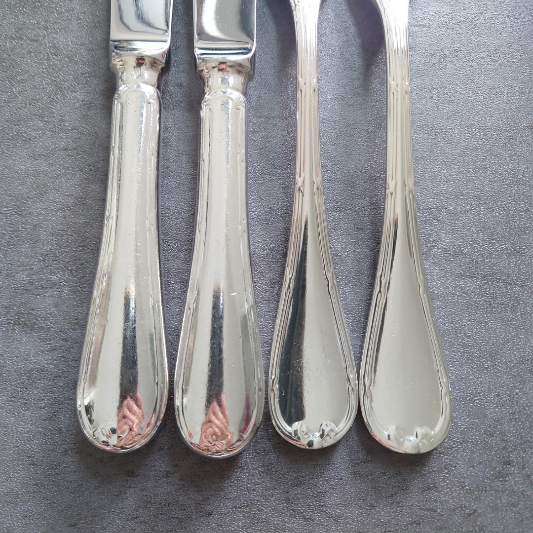 希少 クリストフル リュバン テーブルサイズ 4点