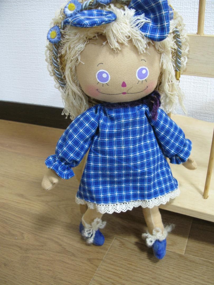 2体セット■カントリードール 人形 ラグドール ハンドメイド ビンテージ レトロ