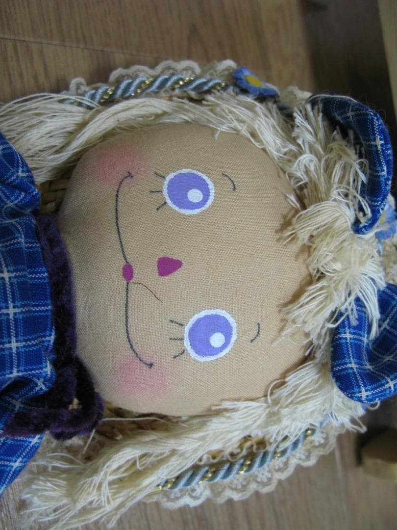 2体セット■カントリードール 人形 ラグドール ハンドメイド ビンテージ レトロ