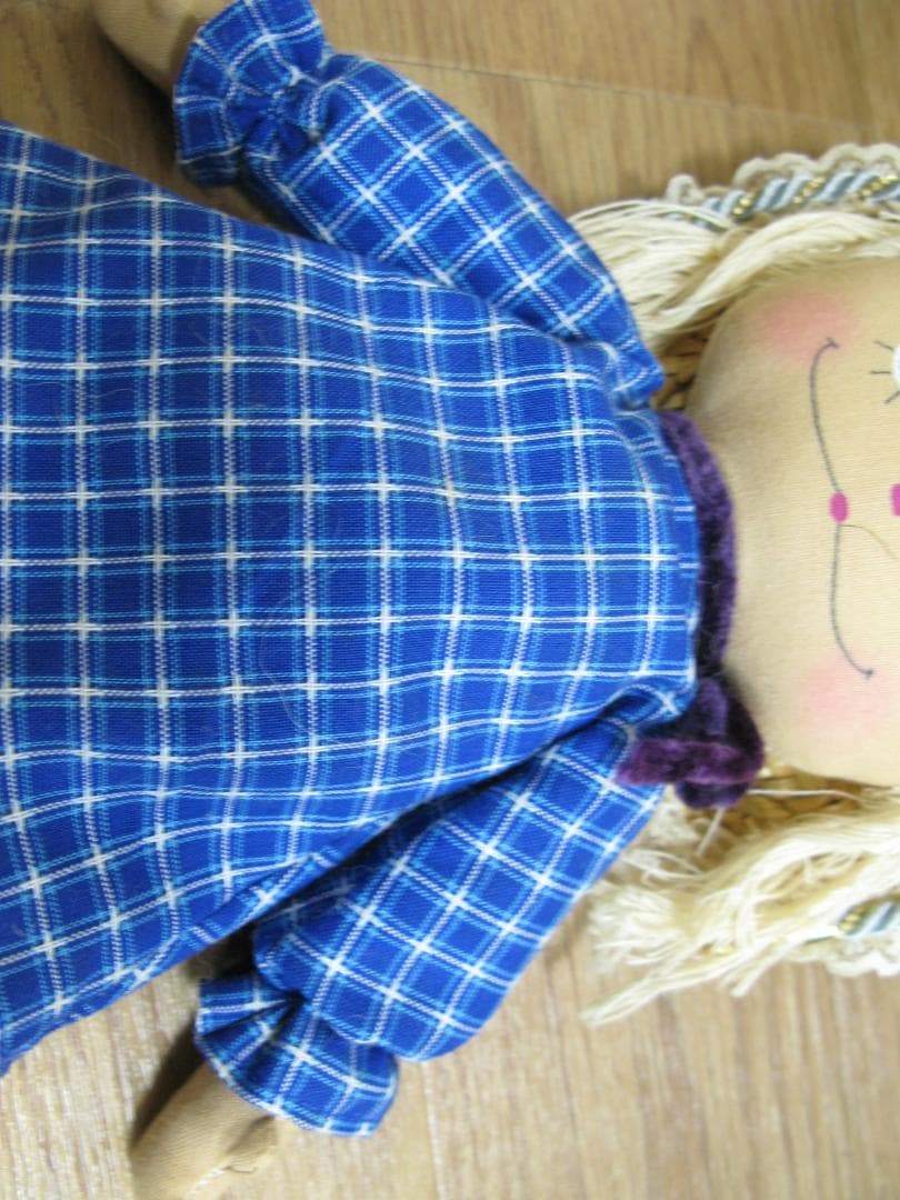 2体セット■カントリードール 人形 ラグドール ハンドメイド ビンテージ レトロ