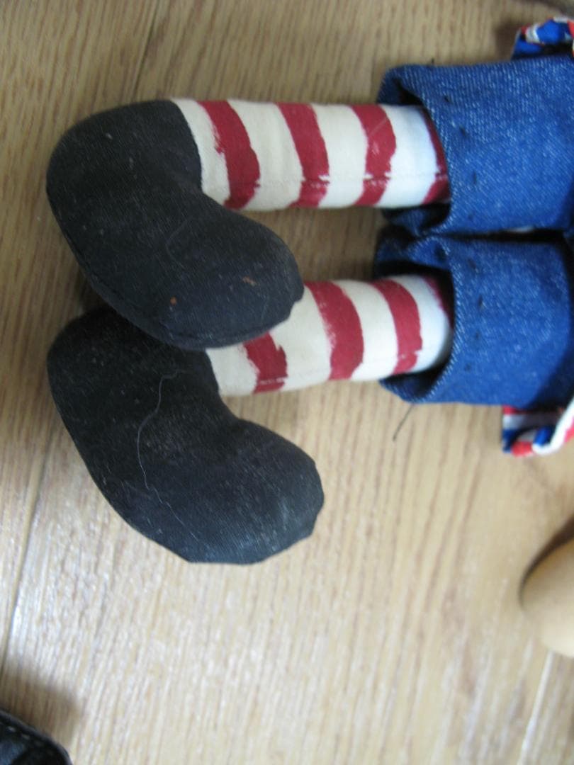 2体セット■カントリードール 人形 ラグドール ハンドメイド ビンテージ レトロ