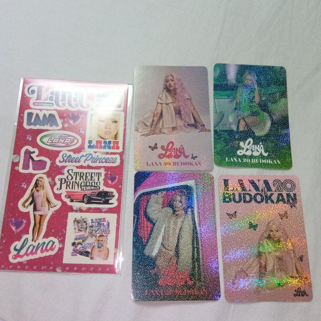 LANA 武道館 FC会員限定 フライヤートレカ4枚新品未使用＋ステッカー
