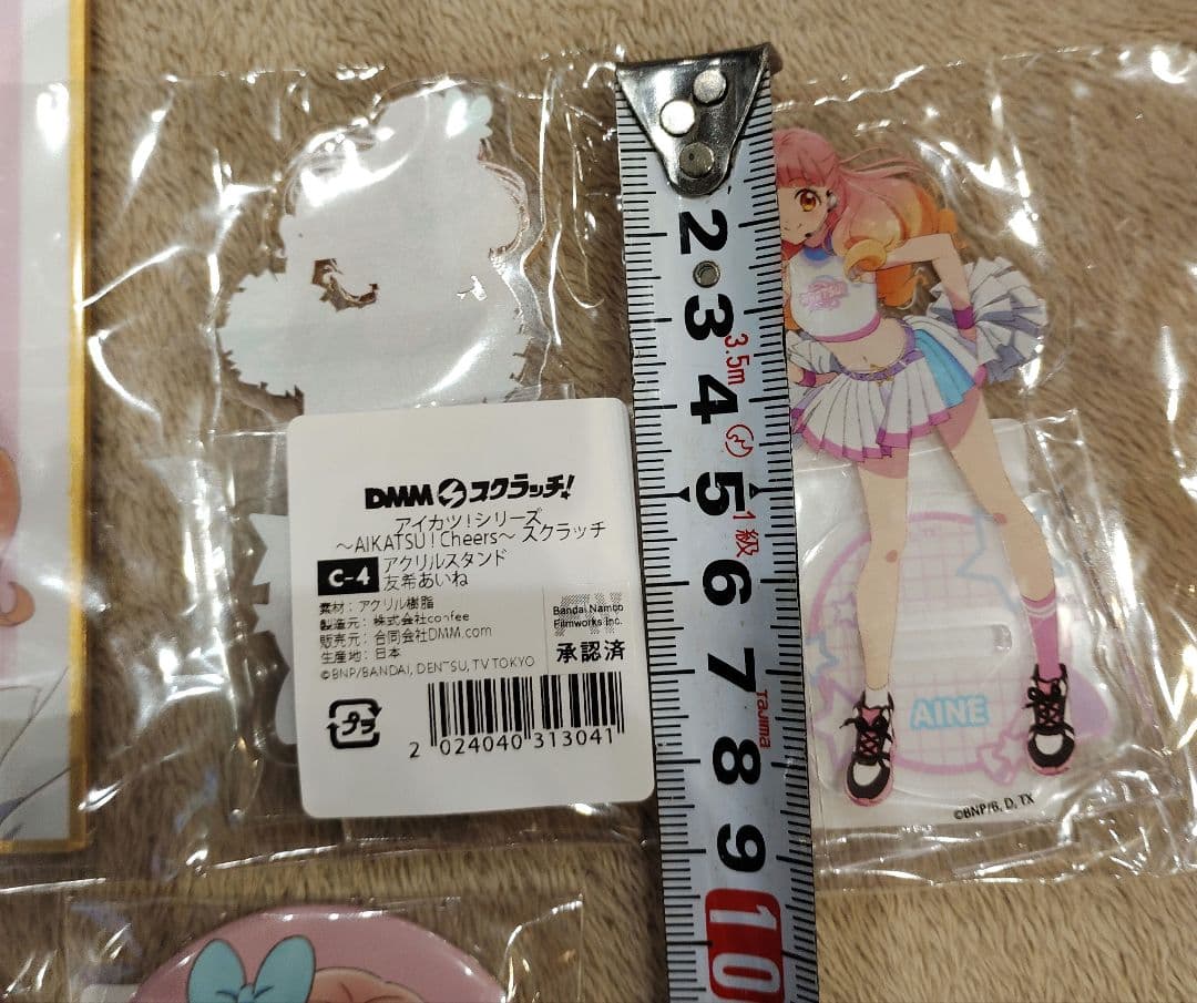 アイカツ！DMMスクラッチ 友希あいね アクスタ 色紙 缶バッジまとめ