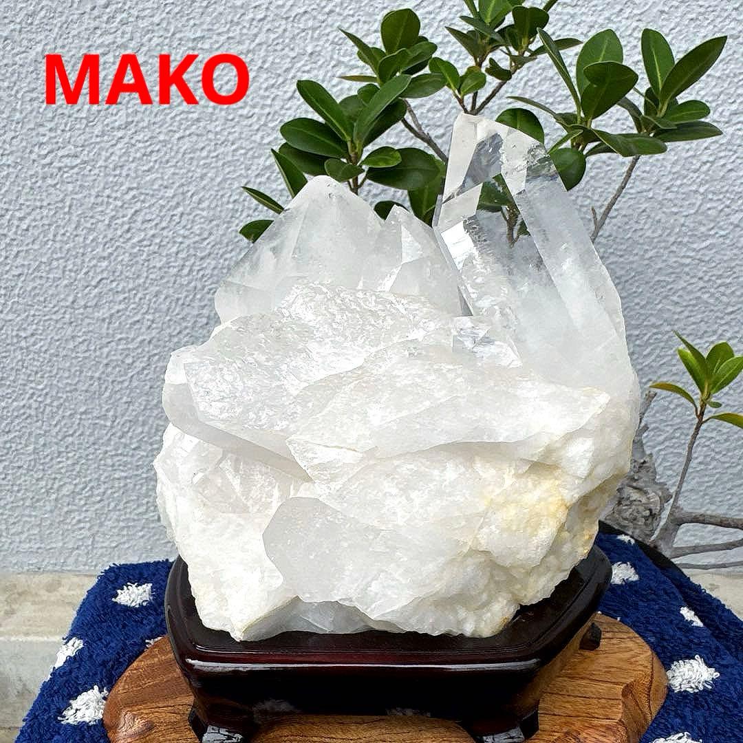 M1798☆水晶クラスター3.2Kg☆天然石　原石☆N50804-A