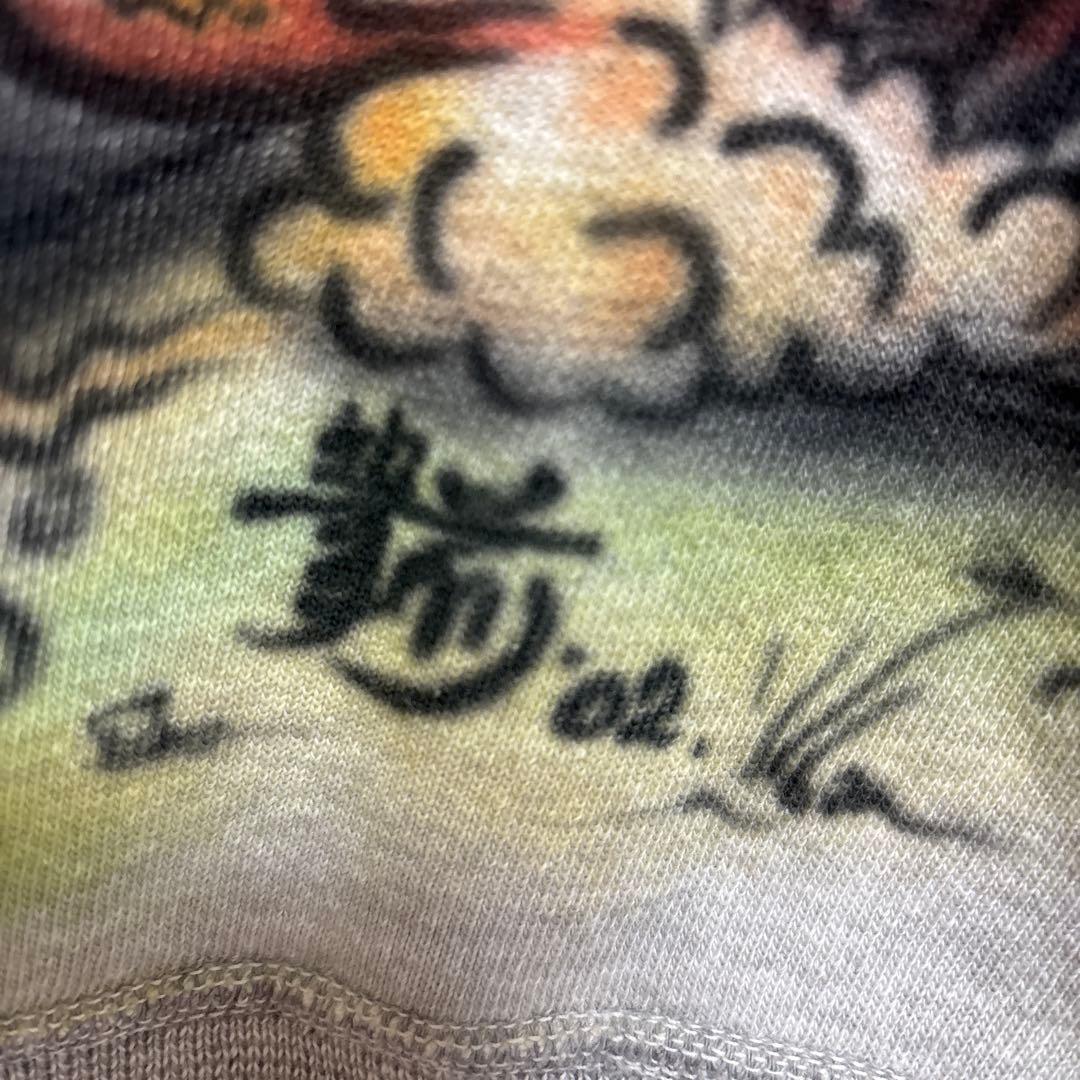 レア エアーブラシ スウェット 筆前 ハーレー ホットロッド ビンテージ